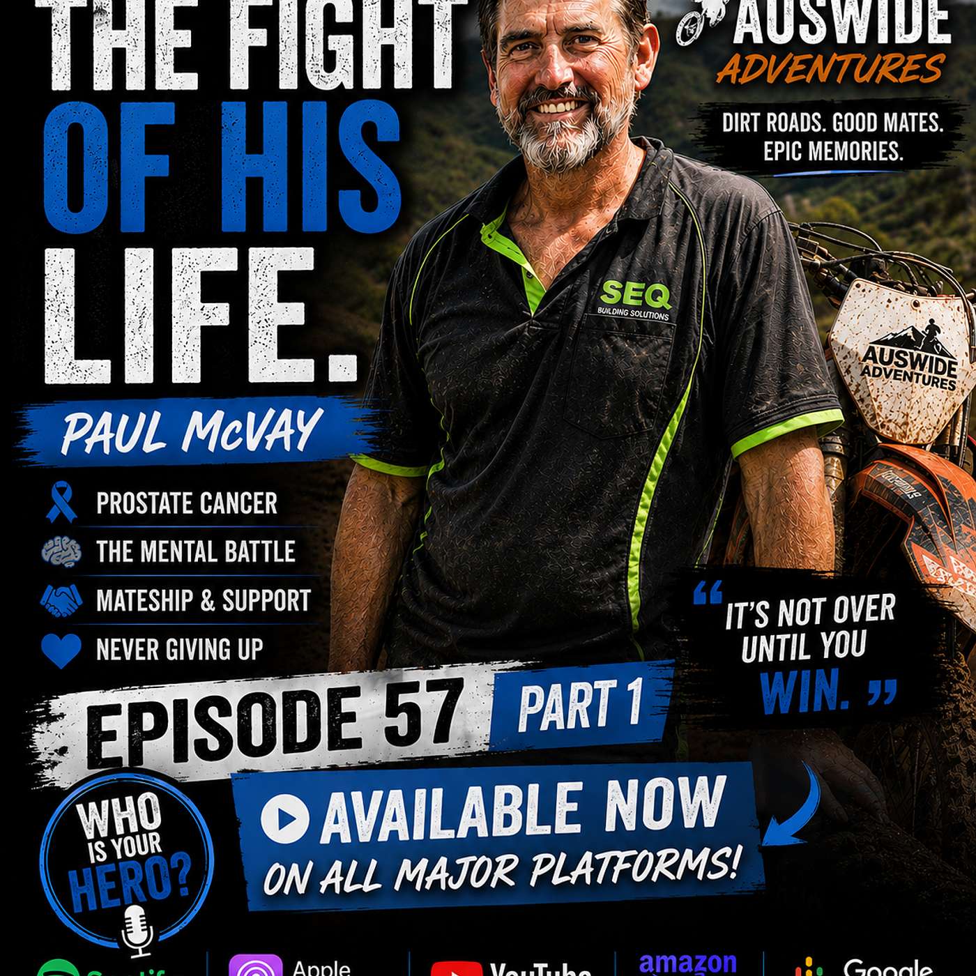 Episode 57 – Part 1 | Paul McVay – The Fight of His Life episode artwork
