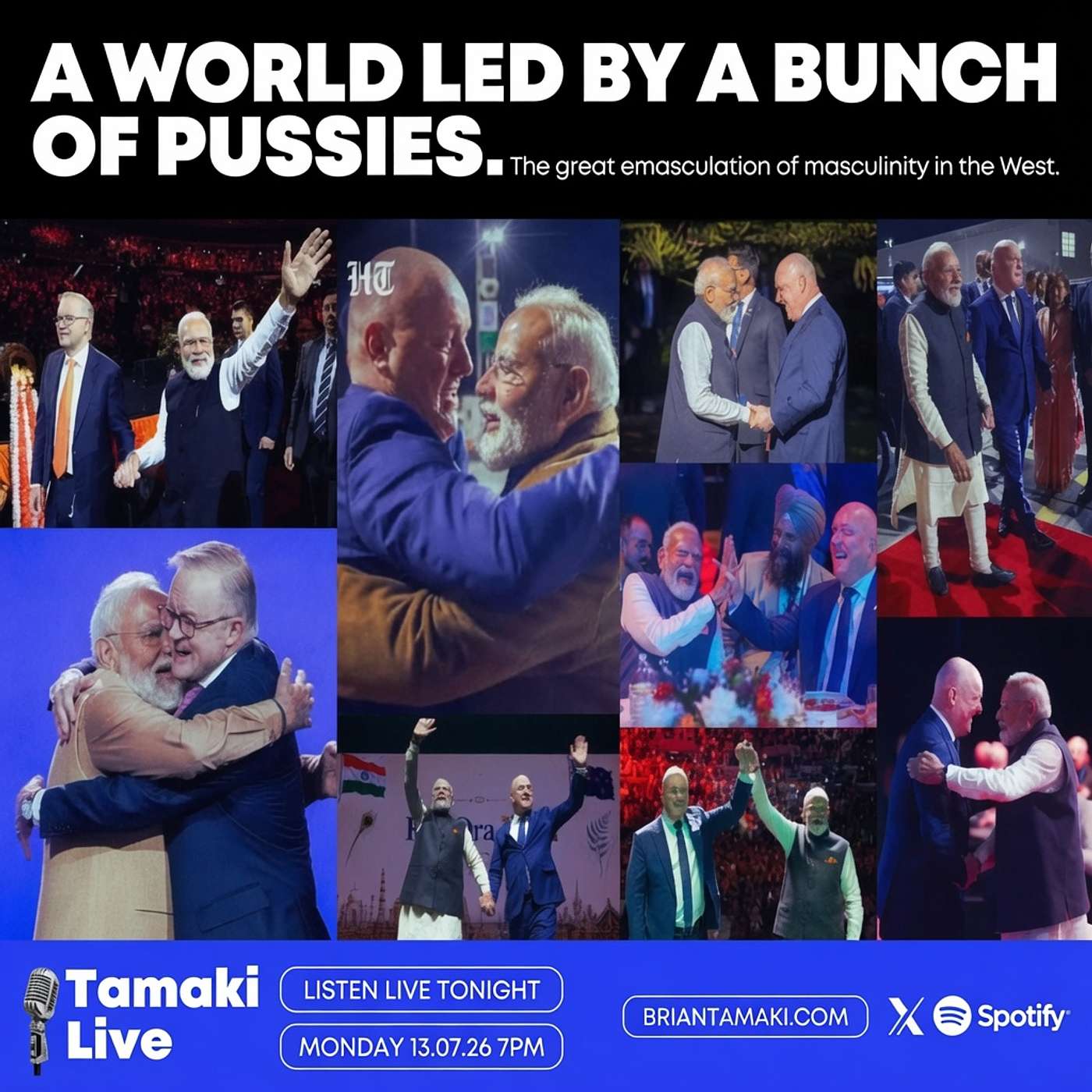 TAMAKI LIVE - A WORLD LED BY A BUNCH OF PUSSIES ! episode artwork