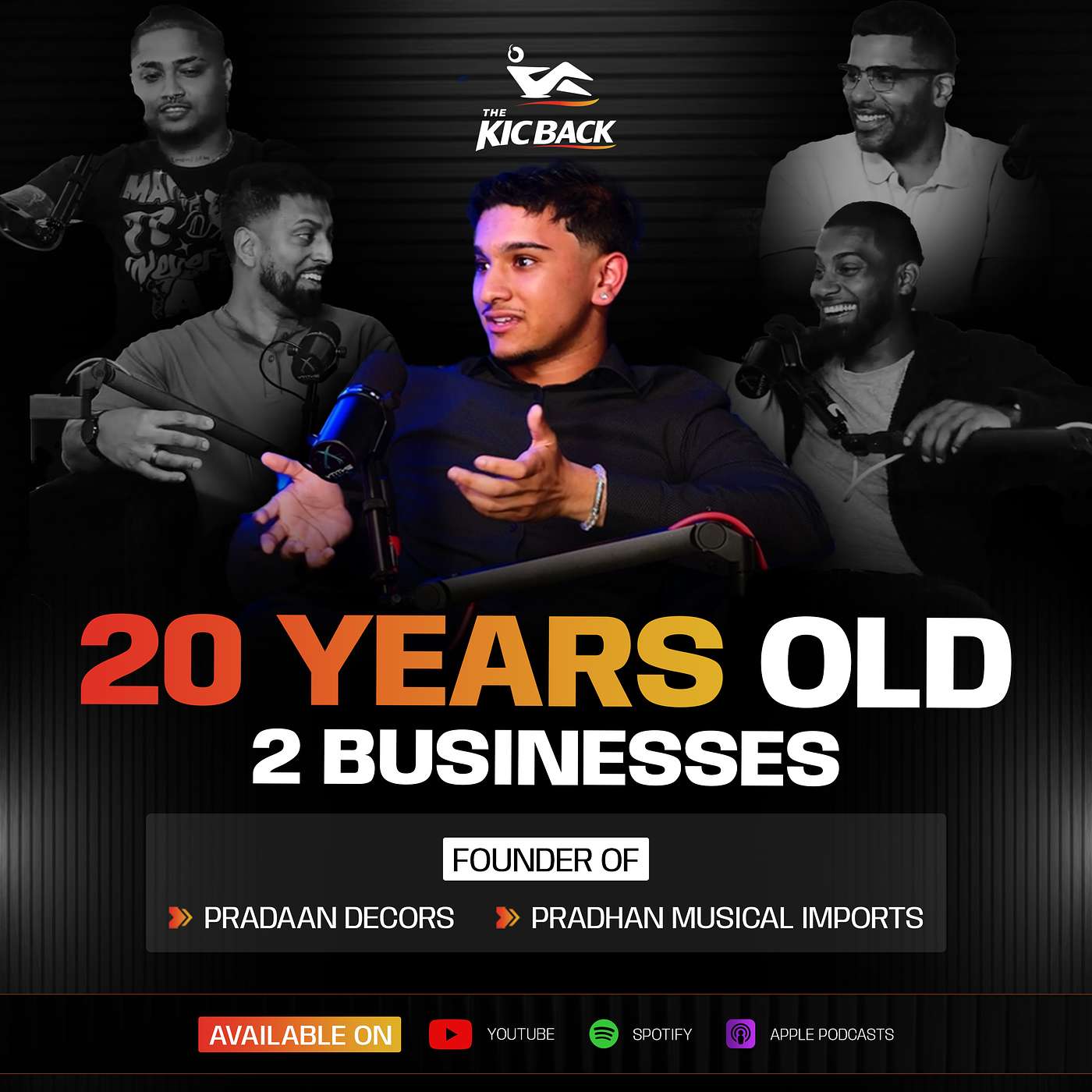 KIC Back Podcast Episode 9 | Nitesh Prasad | 20 Years Old, 2 Businesses & a Relentless Work Ethic episode artwork