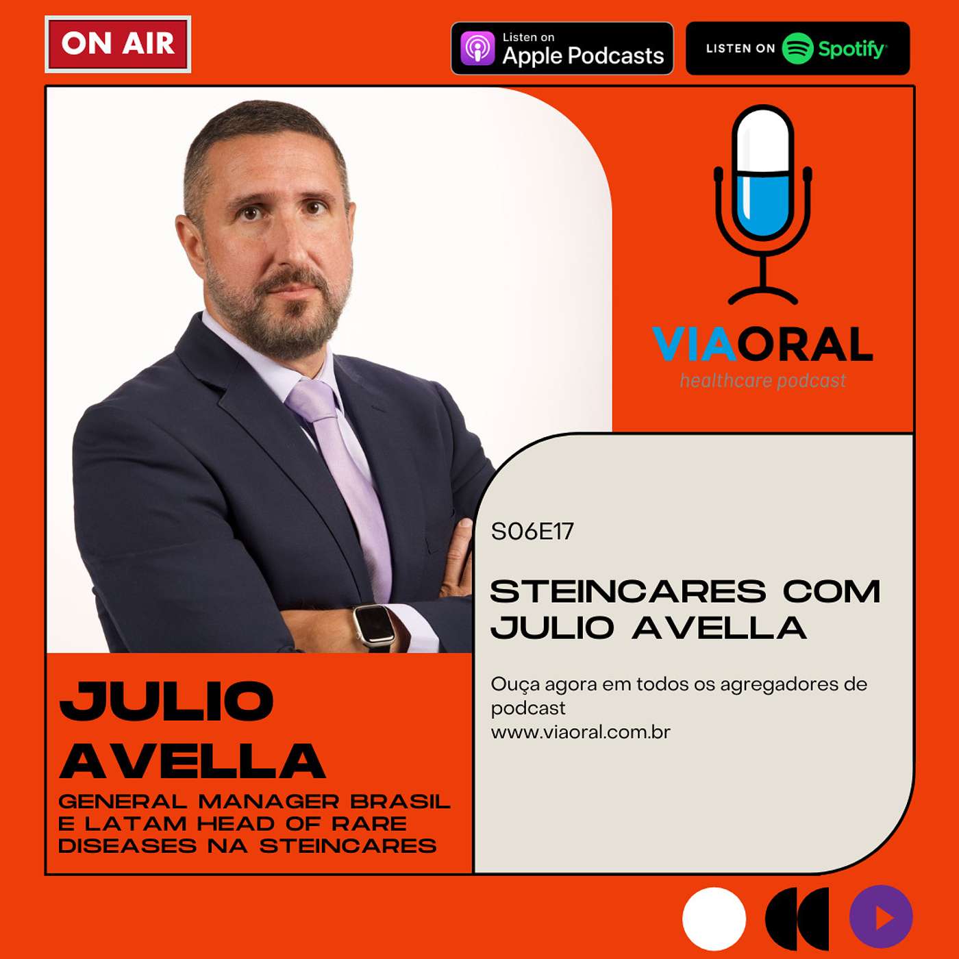 SteinCares com Julio Avella