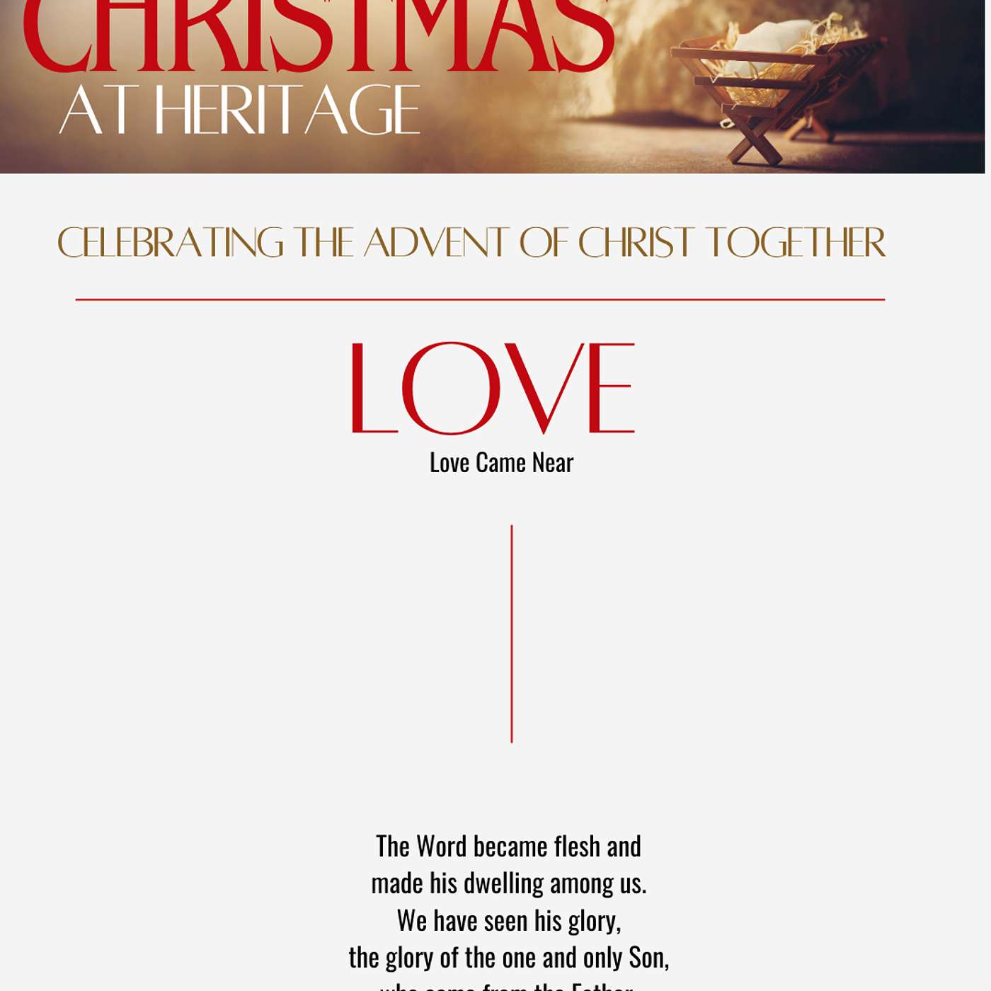 Advent 2025 Week 2 - Love Advent 2025 Week 2 - Love
