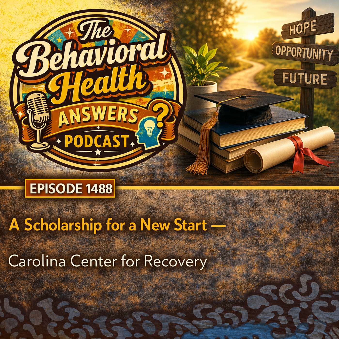 Episode 1488: A Scholarship for a New Start | Carolina Center for Recovery episode artwork