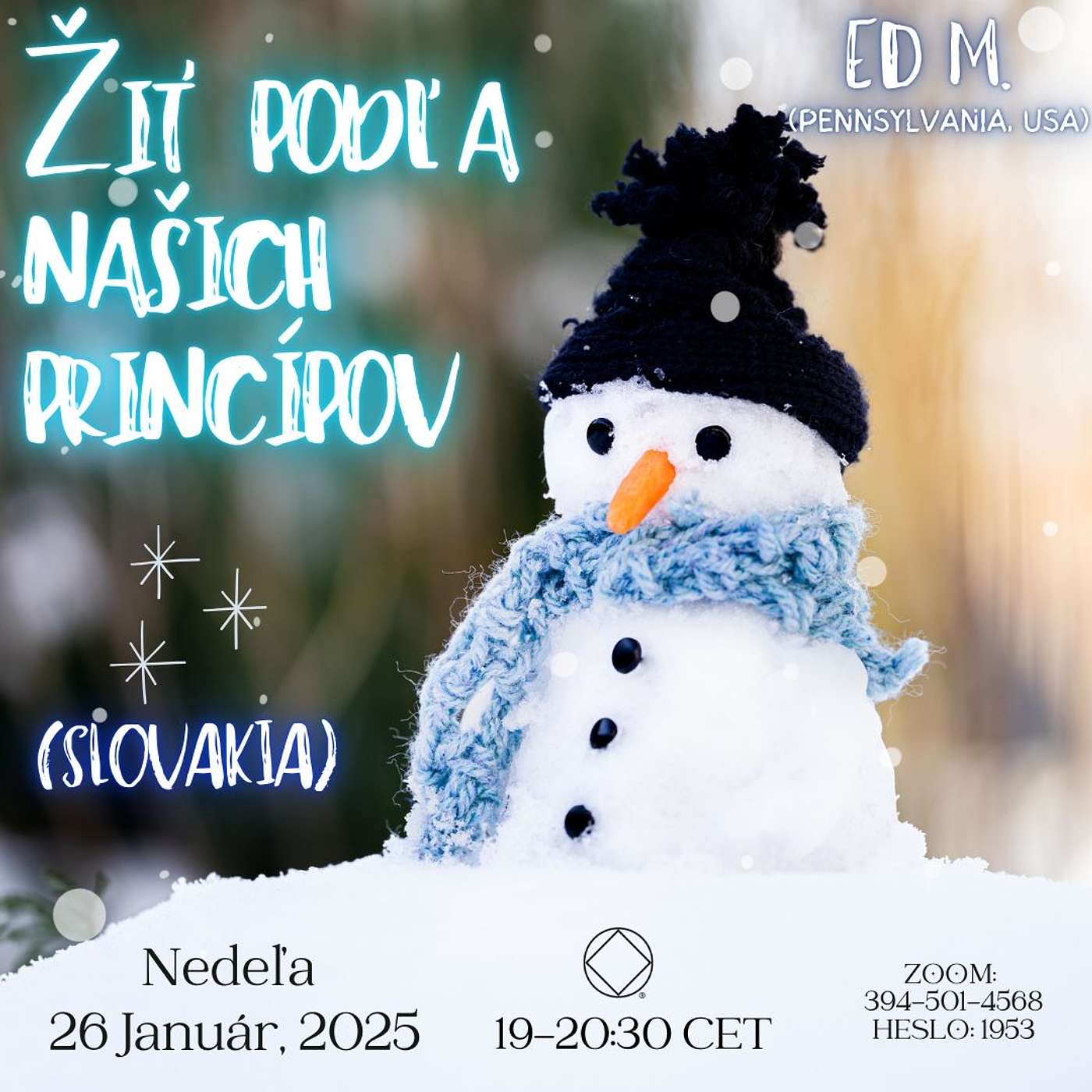 Ed M. (Pensylvania USA) Žiť podľa našich princípov episode artwork