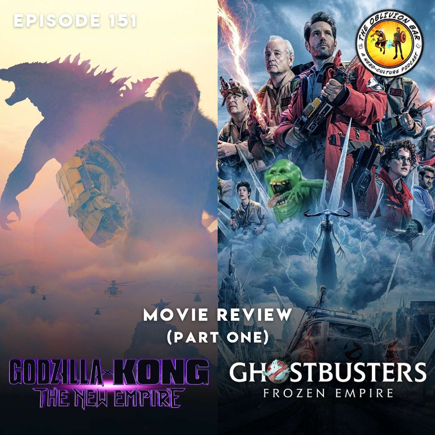 MOVIE REVIEW: Godzilla x Kong: The New Empire & Ghostbusters: Frozen Empire (Part One)