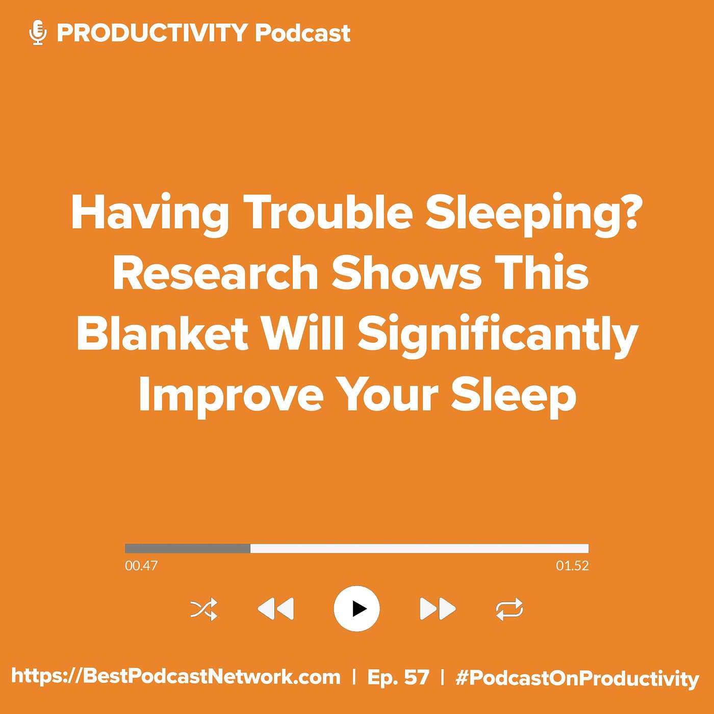 Here's How to Improve Your Sleep. Research Shows This Blanket Will Significantly Improve Your Sleep