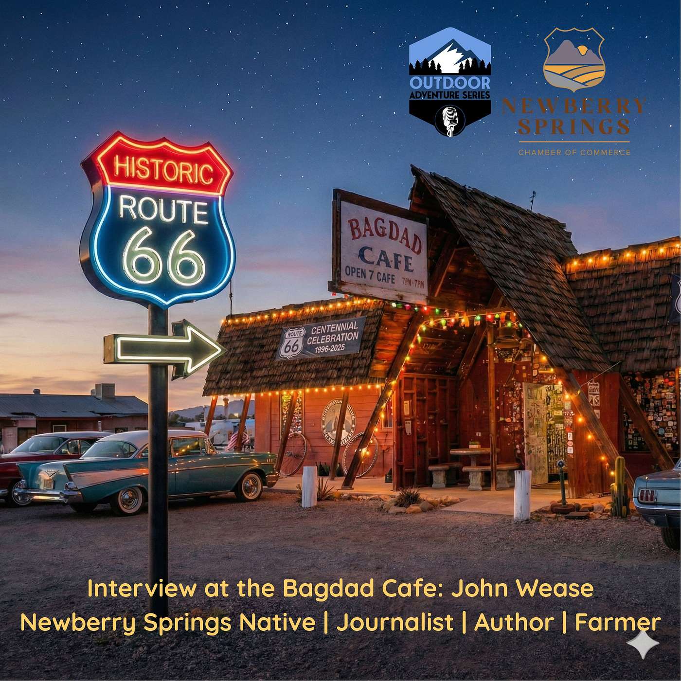 Route 66 Centennial: Bagdad Café Interview with John Wease