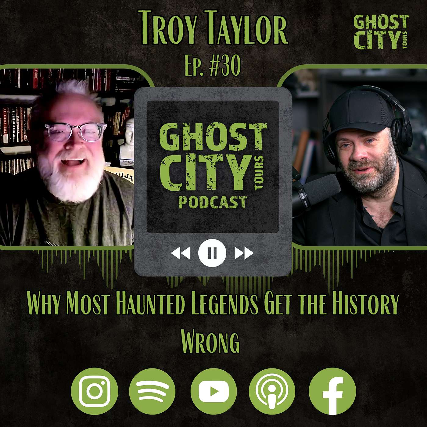 Why Most Haunted Legends Get the History Wrong w/ Troy Taylor | Ghost City Podcast
