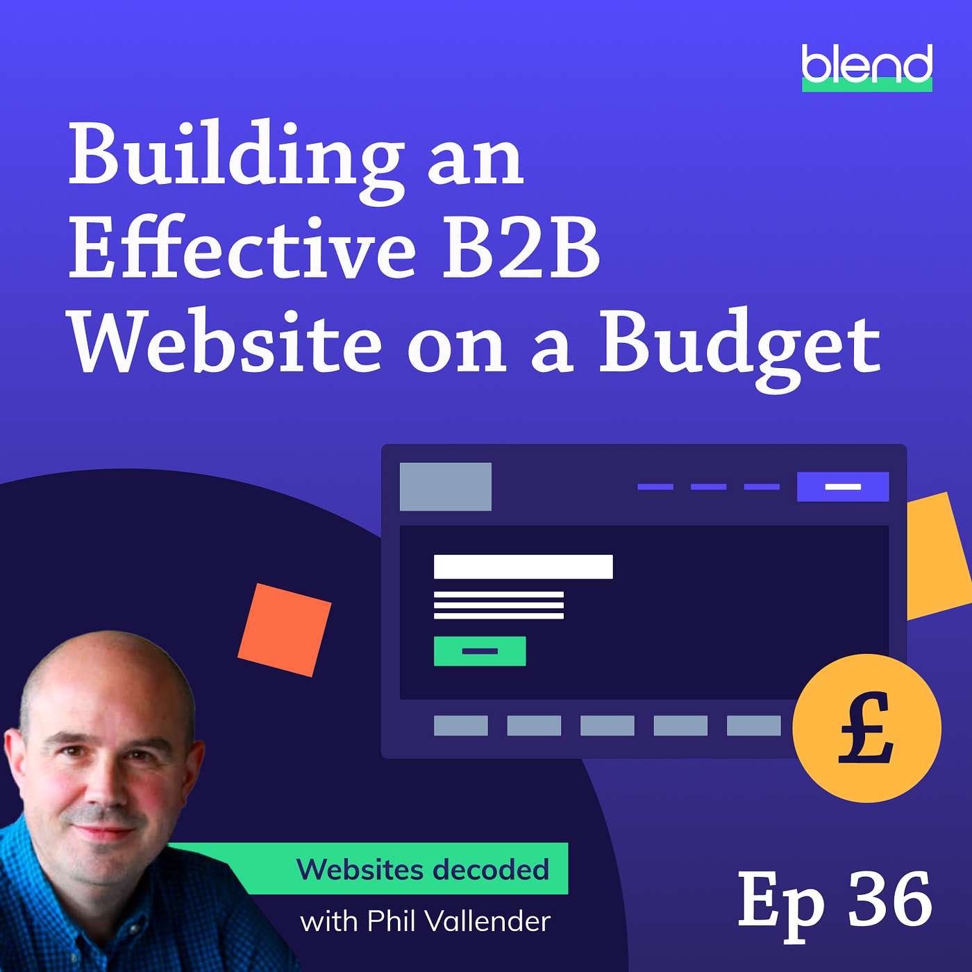 cover of episode Building an Effective B2B Website on a Tight Budget