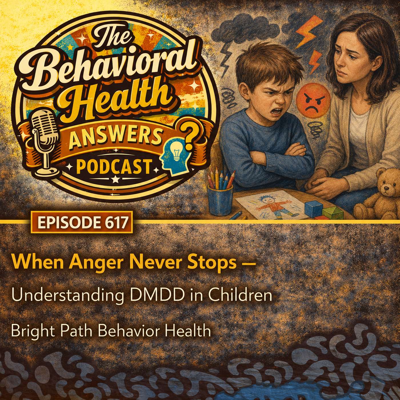 Episode 617: When Anger Never Stops - Understanding DMDD in Children | Bright Path Behavior Health episode artwork