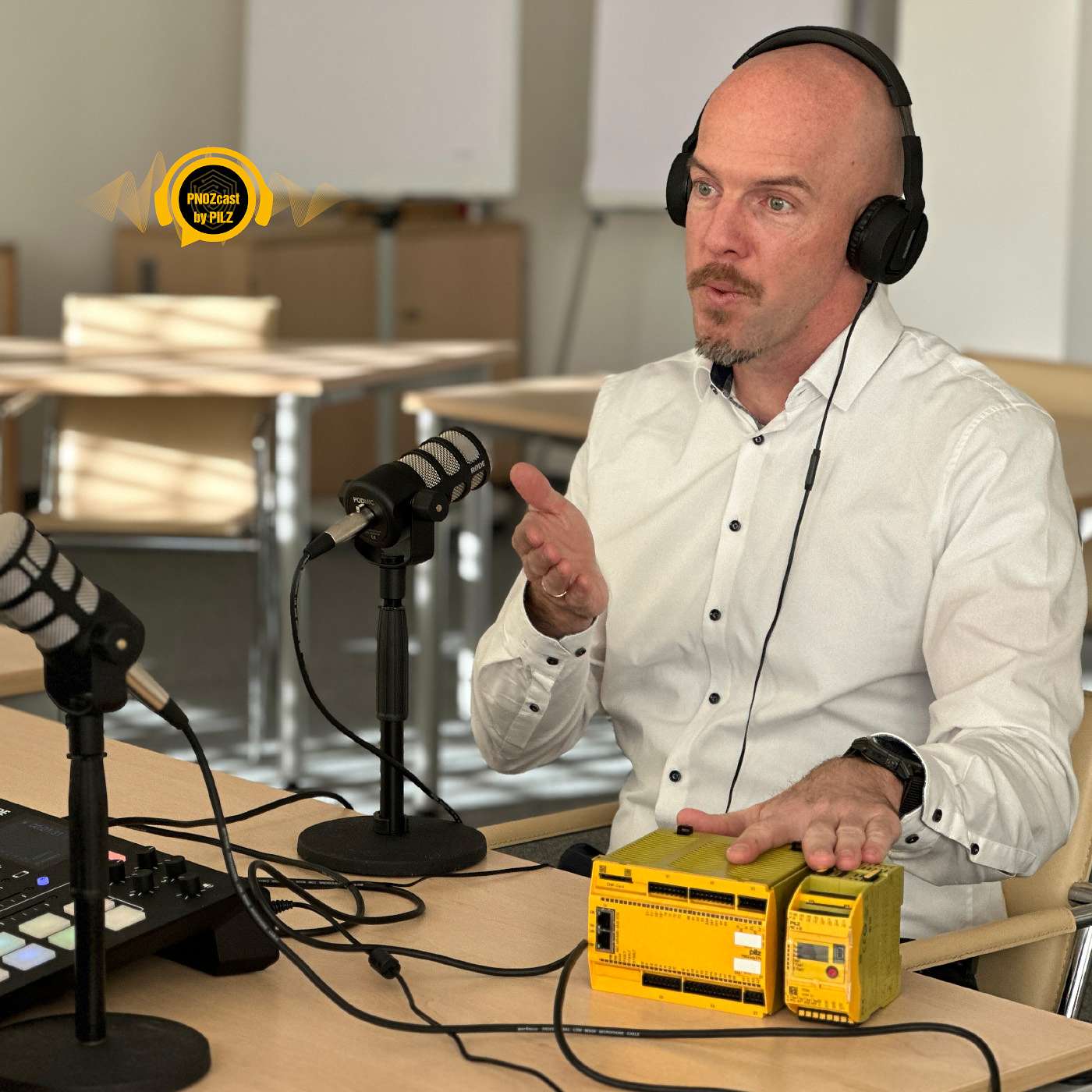 Der PNOZcast - das Akustikformat von Pilz Österreich