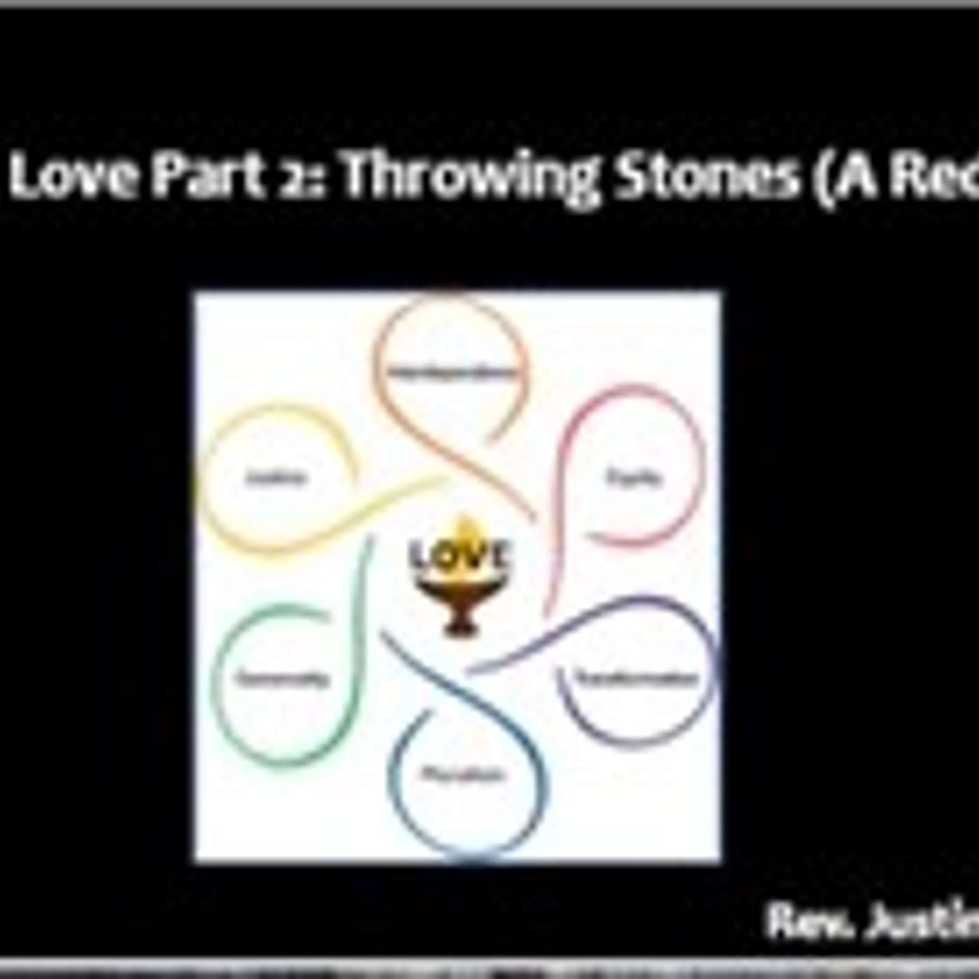 1.21.24 Liberating Love Part 2. Throwing Stones Redux