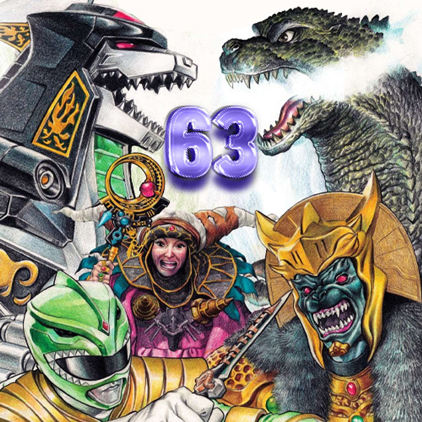 Ep 63: The Magna Offenders (Godzilla vs. The Mighty Morphin Power Rangers)