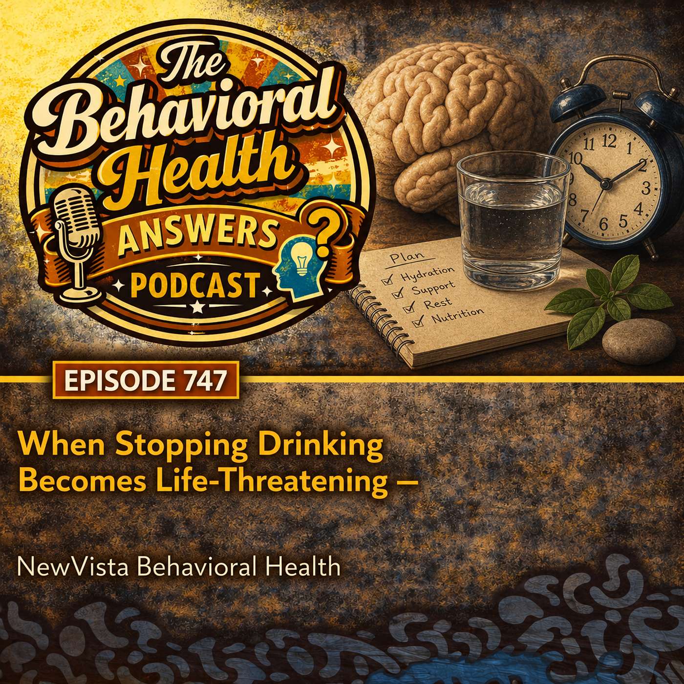 Episode 747: When Stopping Drinking Becomes Life-Threatening | NewVista Behavioral Health episode artwork