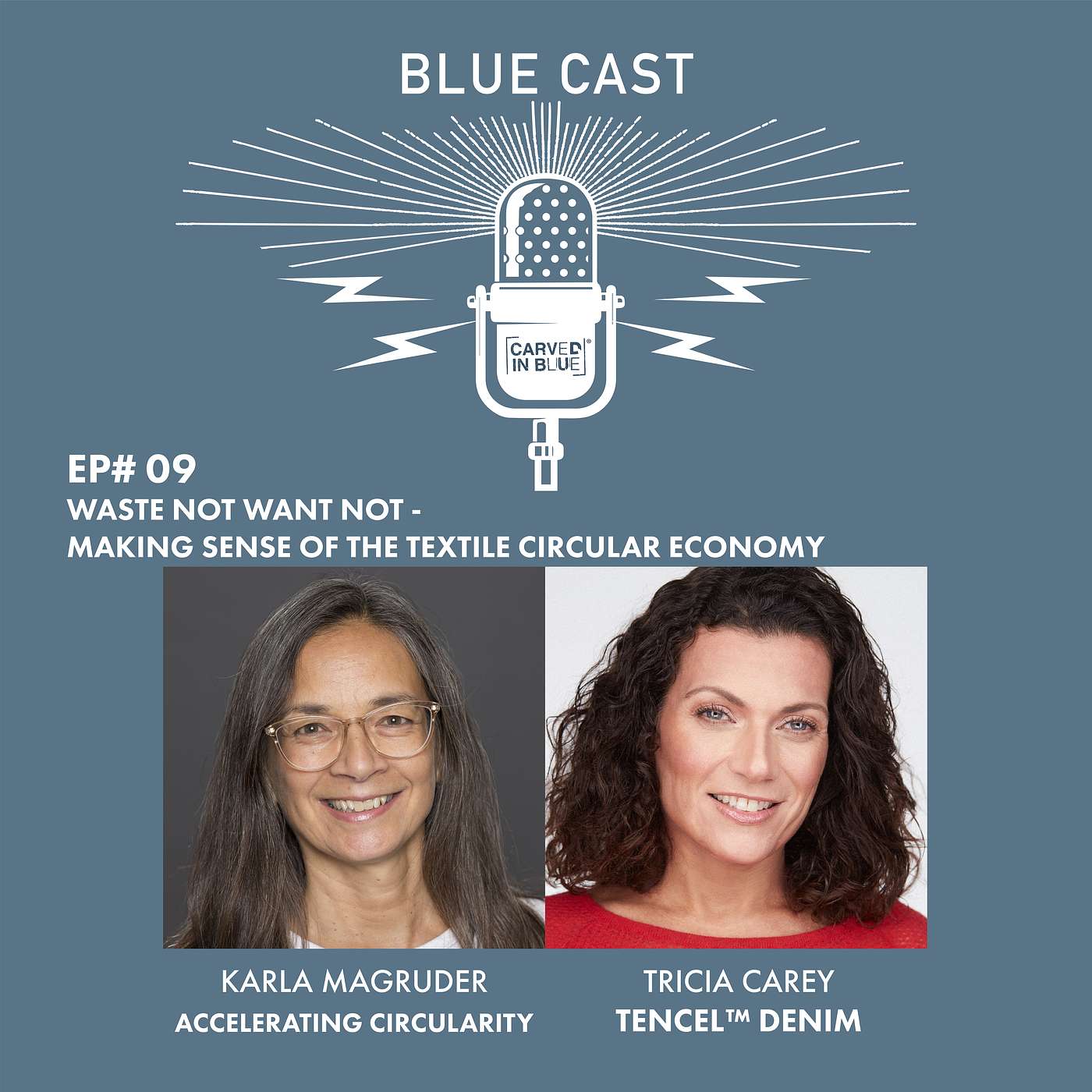 BLUE CAST by TENCEL™  / CARVED IN BLUE®