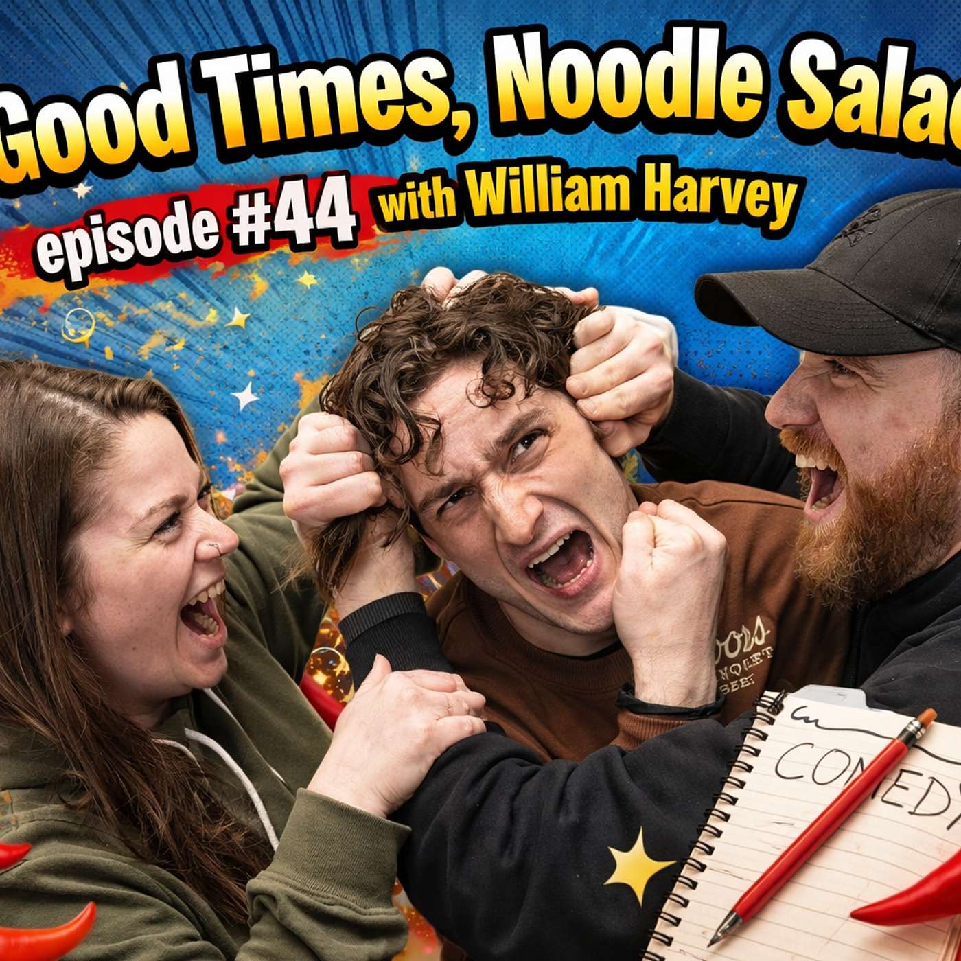 #44 – William Harvey Talks Comedy Scene Drama, Ghost Pepper Stand-Up, and Growing Up Around Addiction