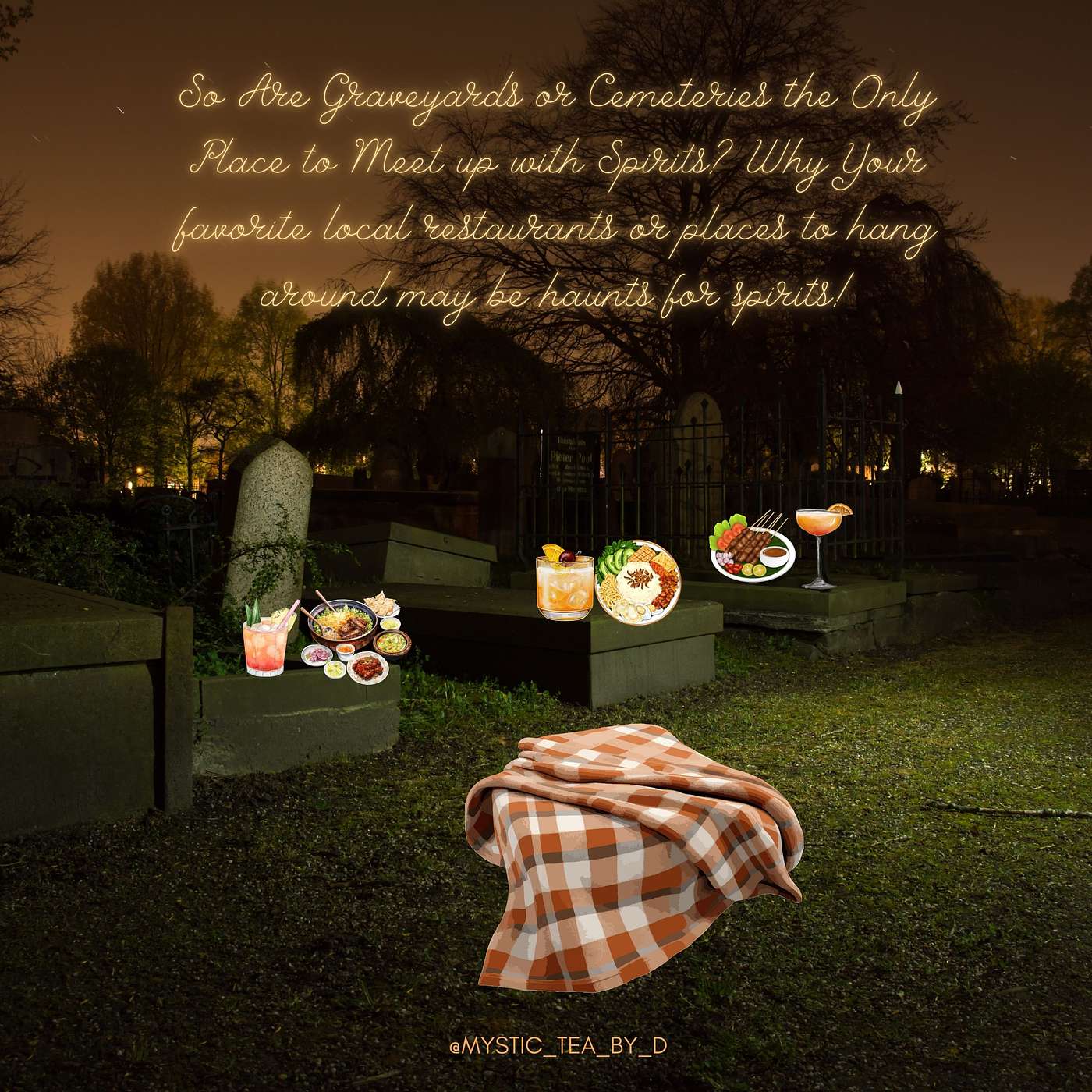 So Are Graveyards or Cemeteries the Only Place to Meet up with Spirits? Why Your favorite local restaurants or places to hang around may be haunts for spirits! episode artwork