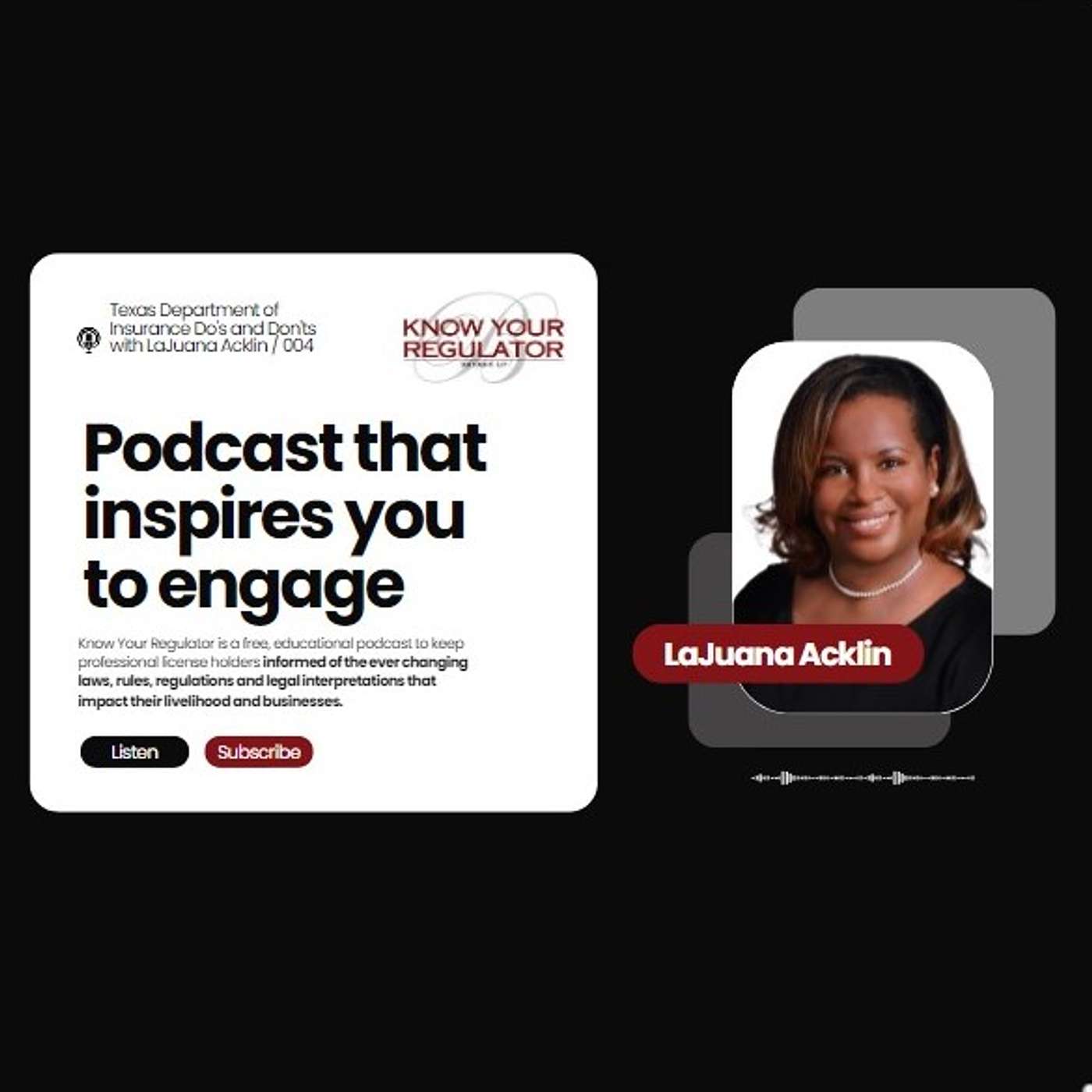 Texas Department of Insurance "Do's and Don'ts" with Attorney LaJuana Acklin episode artwork