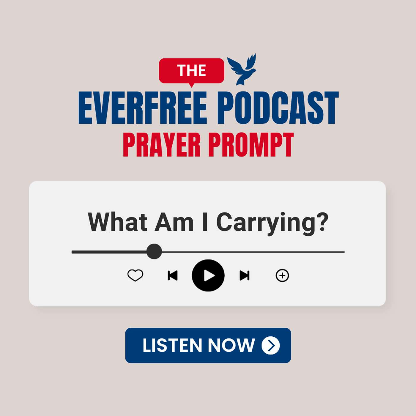 Prayer Prompt / What Am I Carrying?