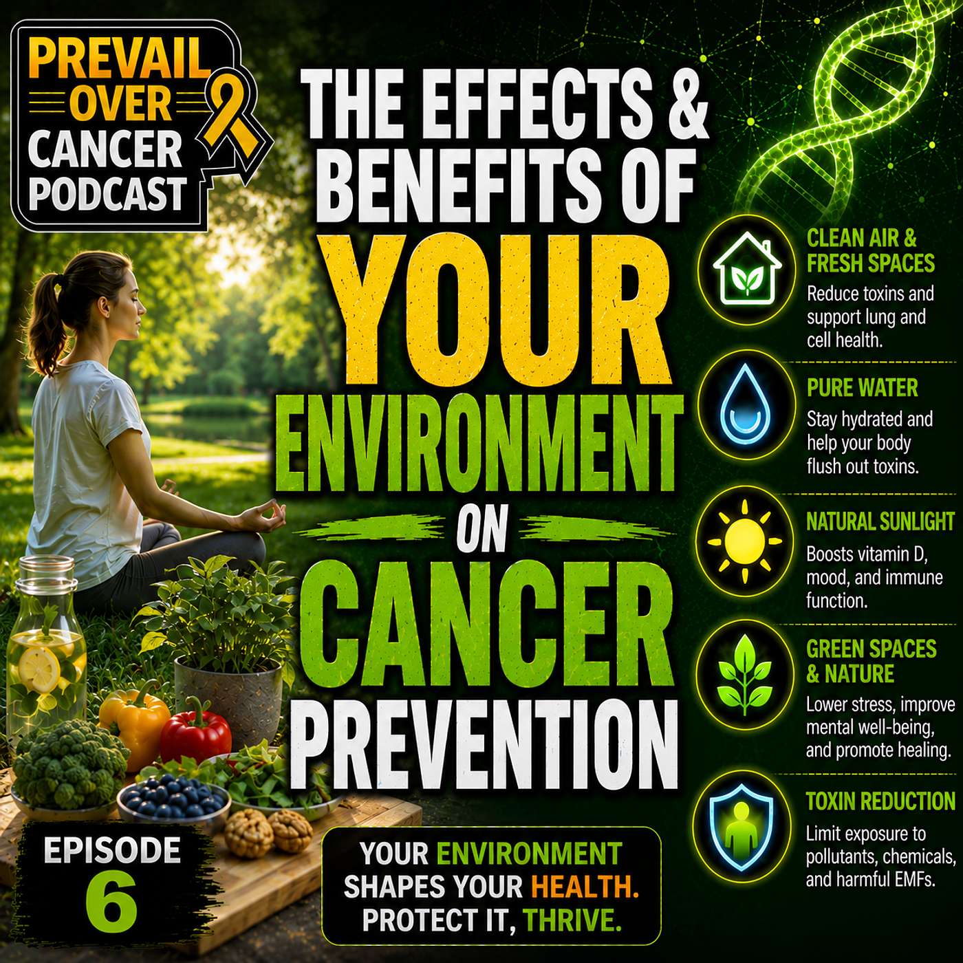 The Effects & Benefits of Your Environment on Cancer Prevention episode artwork