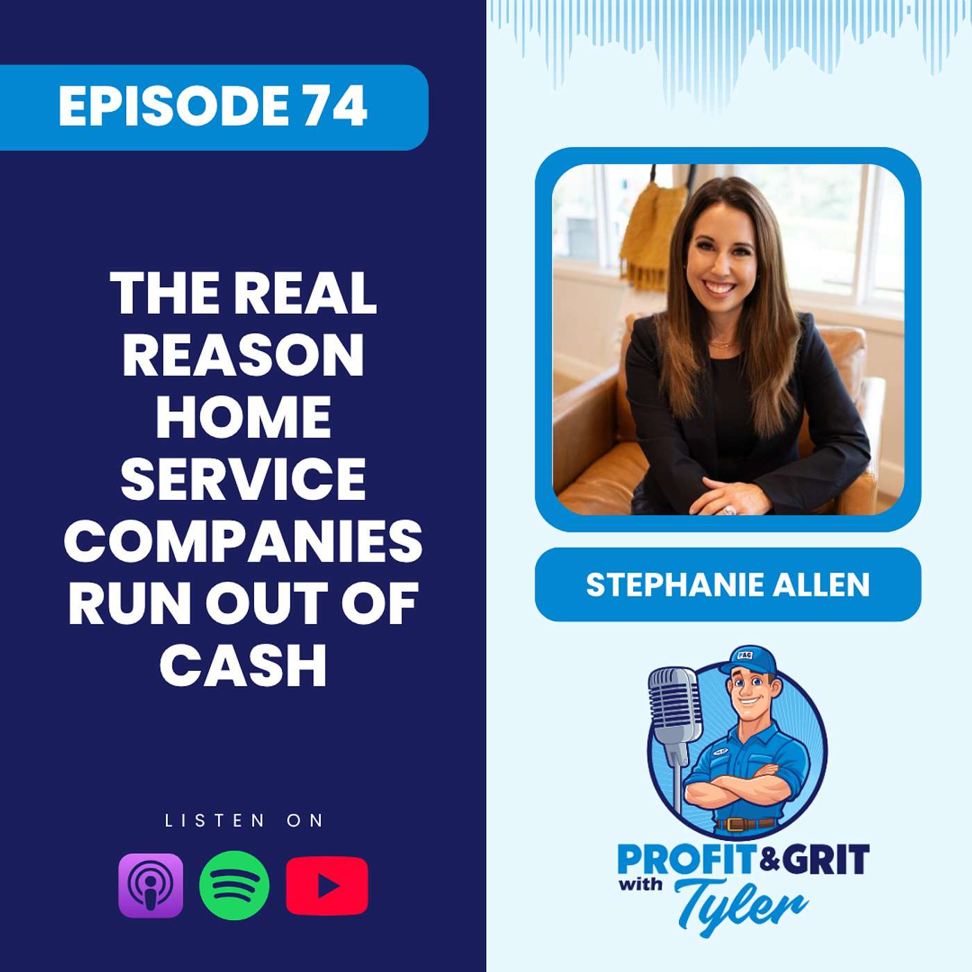 The Real Reason Home Service Companies Run Out of Cash - Stephanie Allen episode artwork