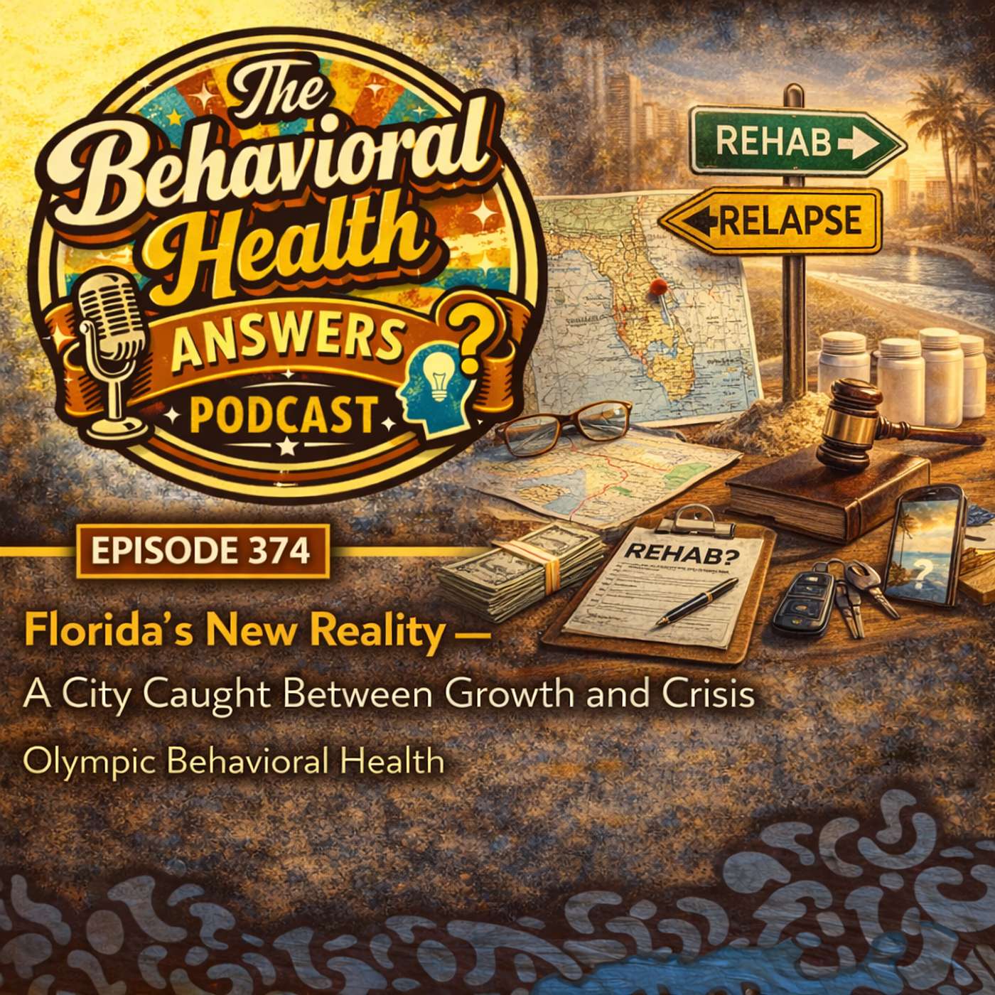 Episode 374: Florida's New Reality - A City Caught Between Growth and Crisis | Olympic Behavioral Health episode artwork