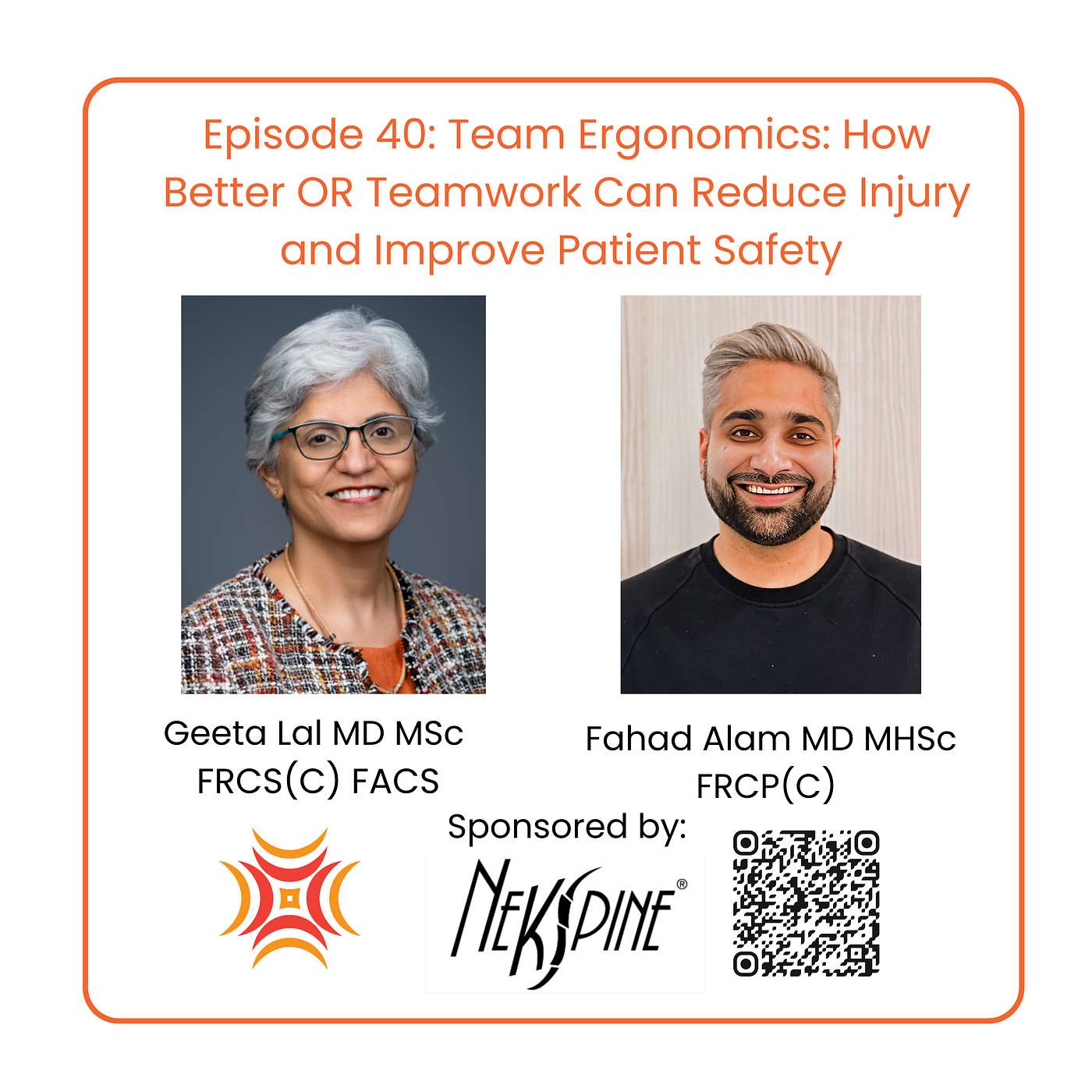 Team Ergonomics: How Better OR Teamwork Can Reduce Injury and Improve Patient Safety with Anesthesiologist Dr. Fahad Alam