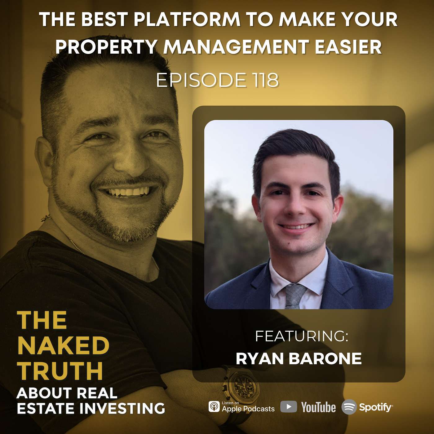 EP118: The Best Platform to Make Your Property Management Easier with Ryan Barone episode artwork