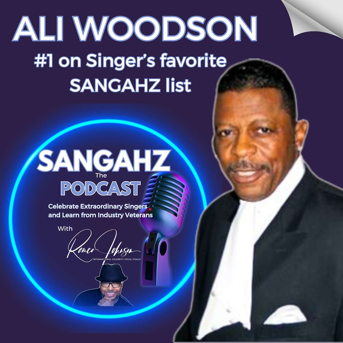 Ali Woodson  #1 on Singer's favorite SANGAHZ list