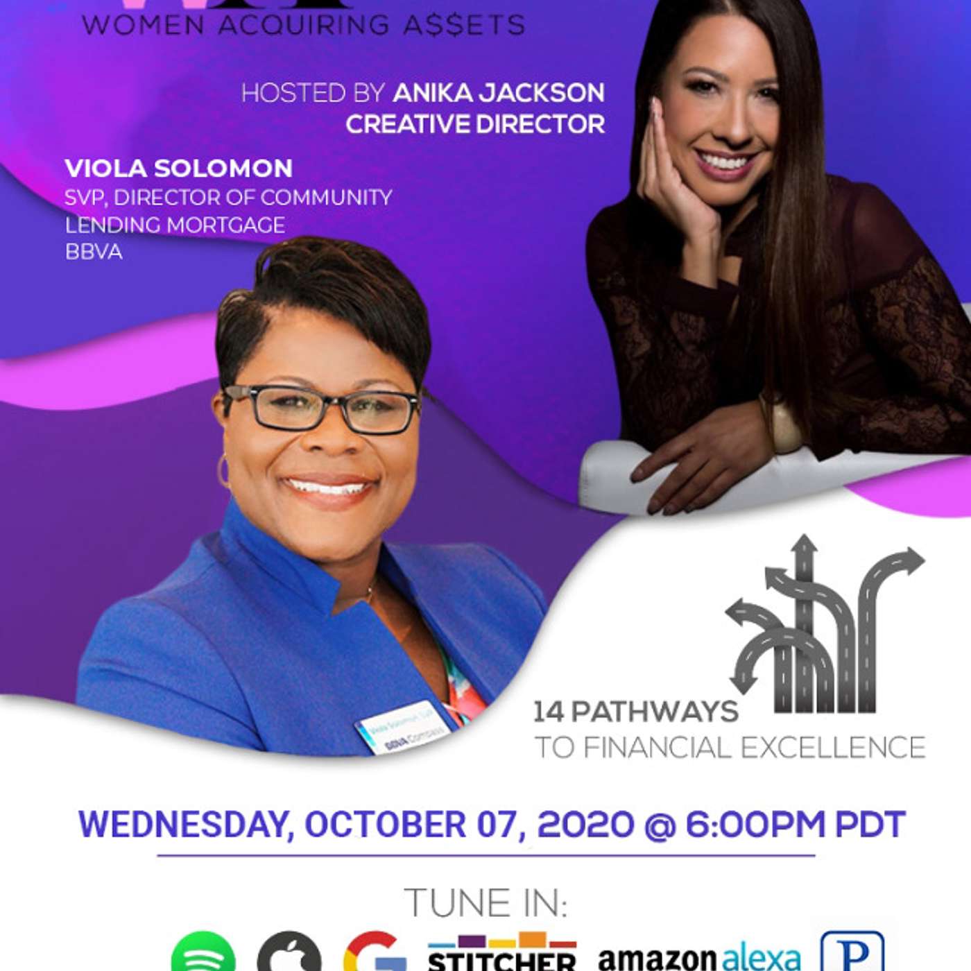 Women Acquiring Assets Episode 18: Guest Viola Solomon Women Acquiring Assets Episode 18: Guest Viola Solomon