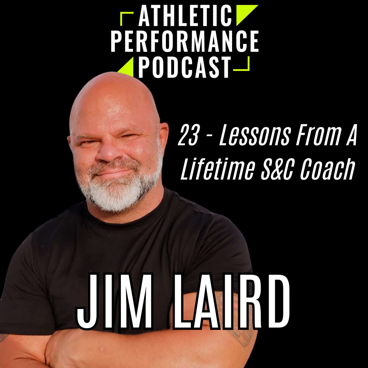 023 - Jim Laird with Lessons from a Lifetime S&C Coach episode artwork