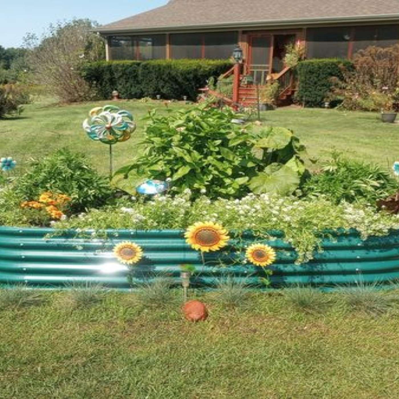 Can l Set up Raised Beds on Lawn