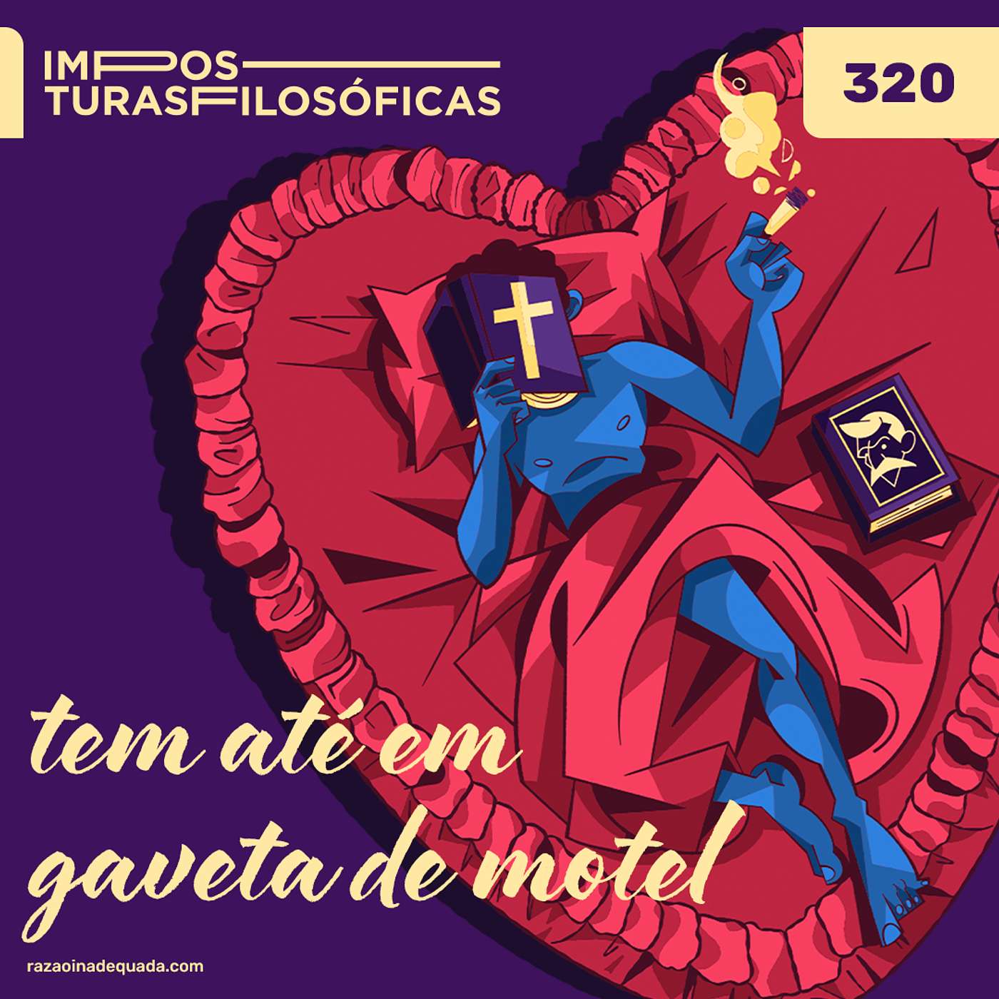 #320 tem até em gaveta de motel | Nietzsche, Espinosa, teocracia episode artwork