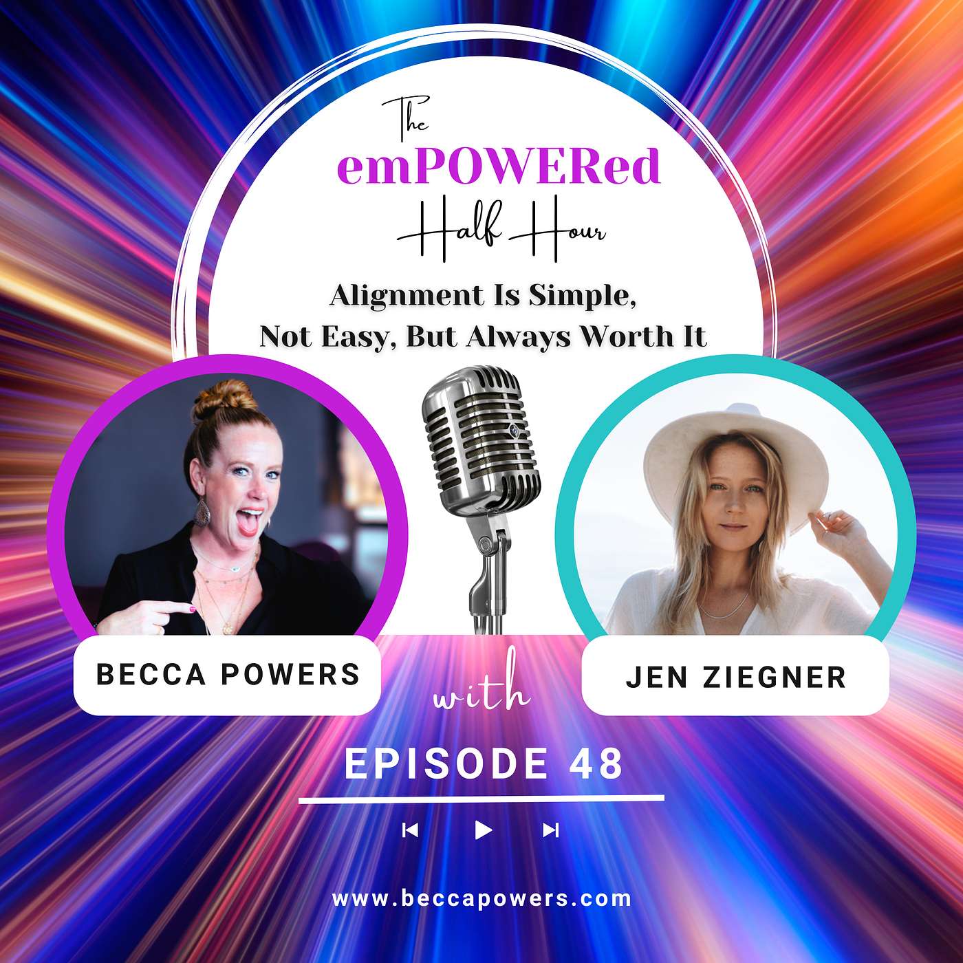 Alignment Is Simple, Not Easy, But Always Worth It With Transformative Coach Jen Ziegner