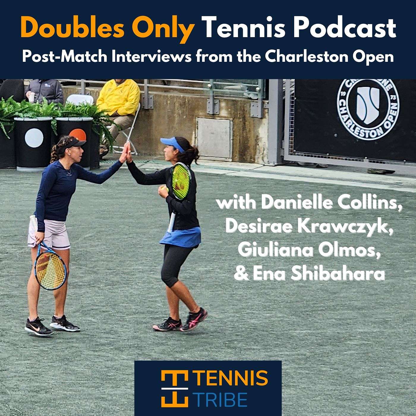 Post-Match Interviews from the Charleston Open: D.Collins, D.Krawczyk, G.Olmos, & E.Shibahara