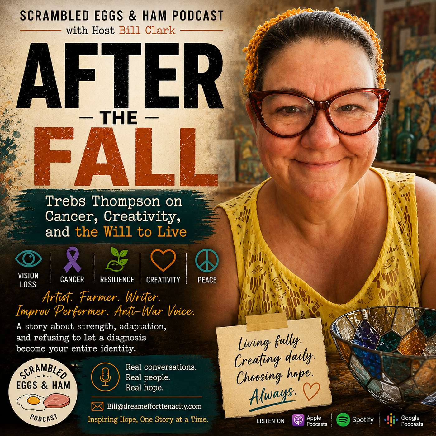 After the Fall: Trebs Thompson on Cancer, Creativity, and the Will to Live episode artwork