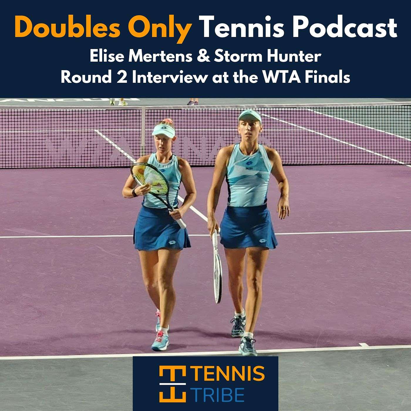 Elise Mertens & Storm Hunter: Round 2 Interview at the WTA Finals