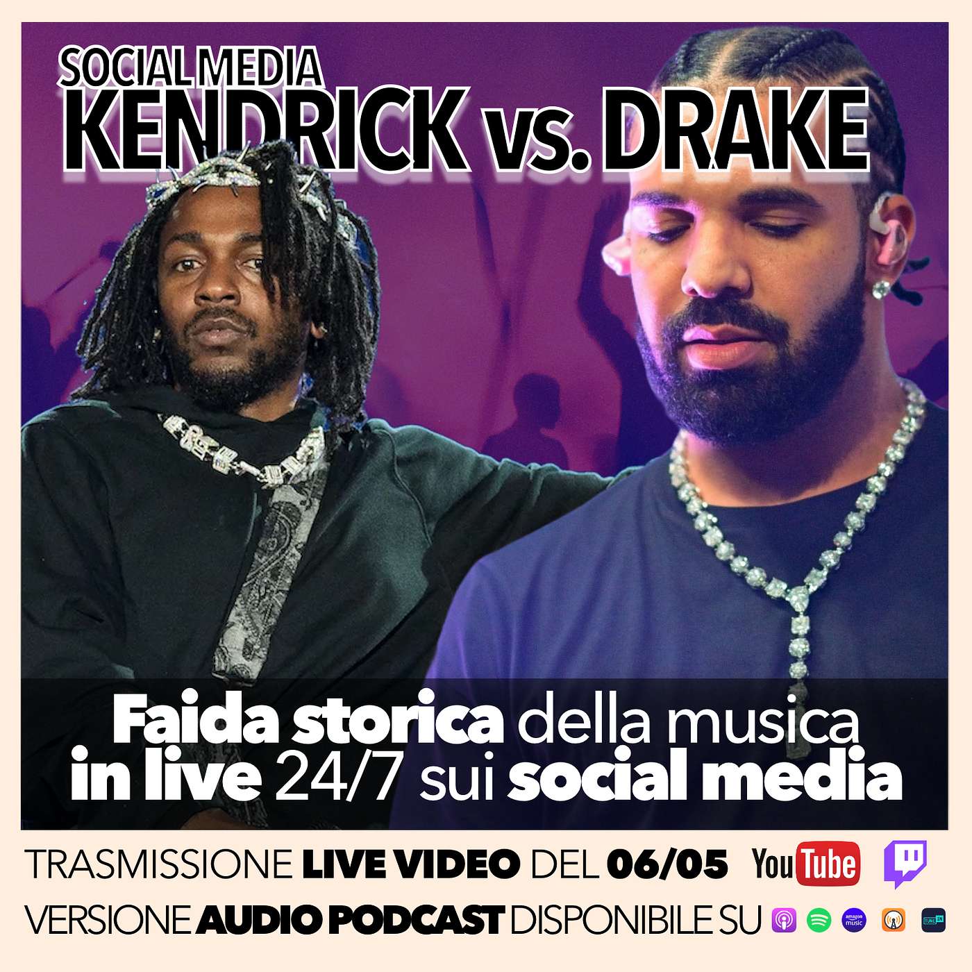 QuickTalk v06 | Social Media: faida tra Kendrick Lamar e Drake, quando la storia della musica si sviluppa 24/7 sui social media