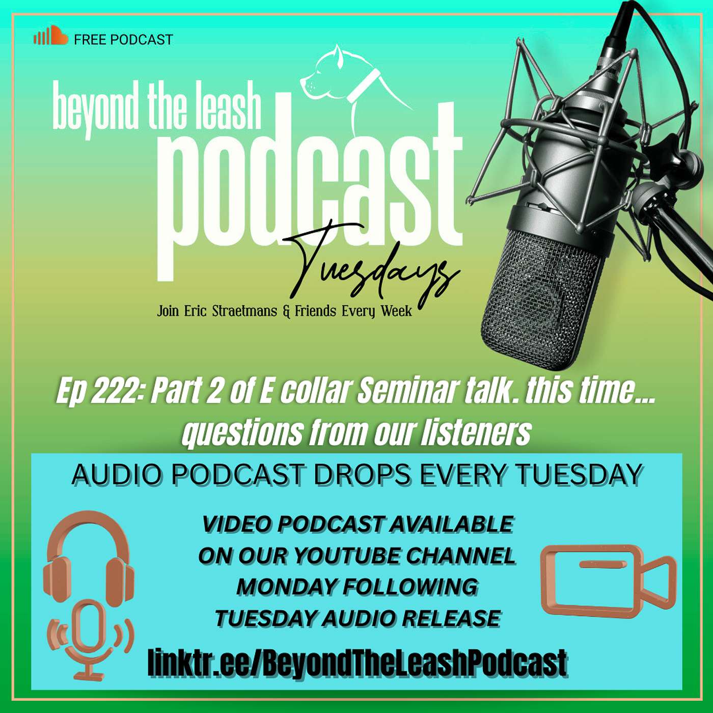 Ep 222: Part 2 of E-collar Seminar talk.  this time...questions from our listeners
