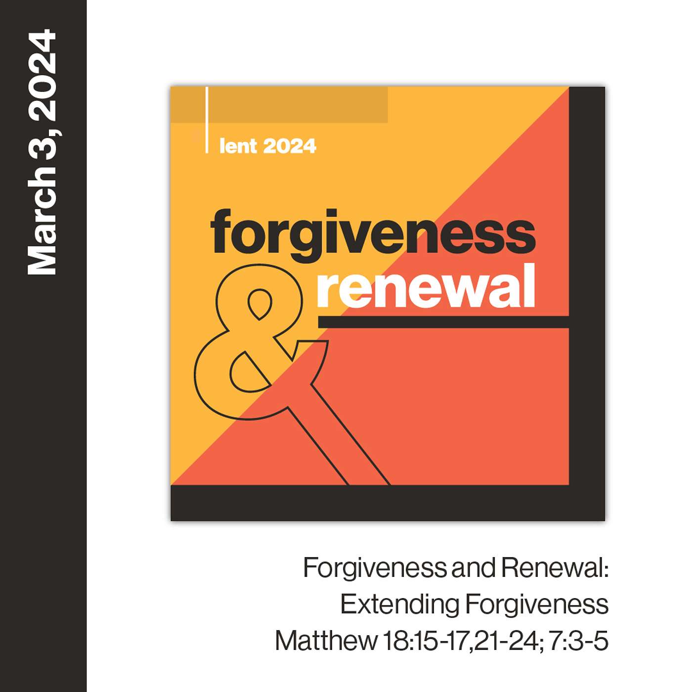 Extending Forgiveness