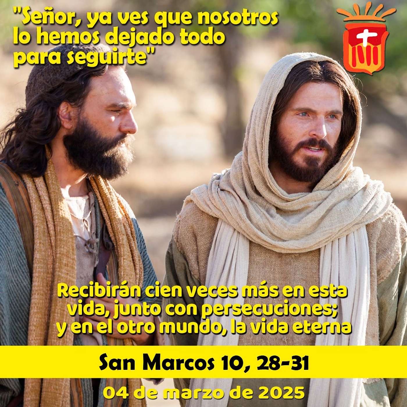 2025-03-04 San Marcos 10, 28-31: Martes VIII Ordinario