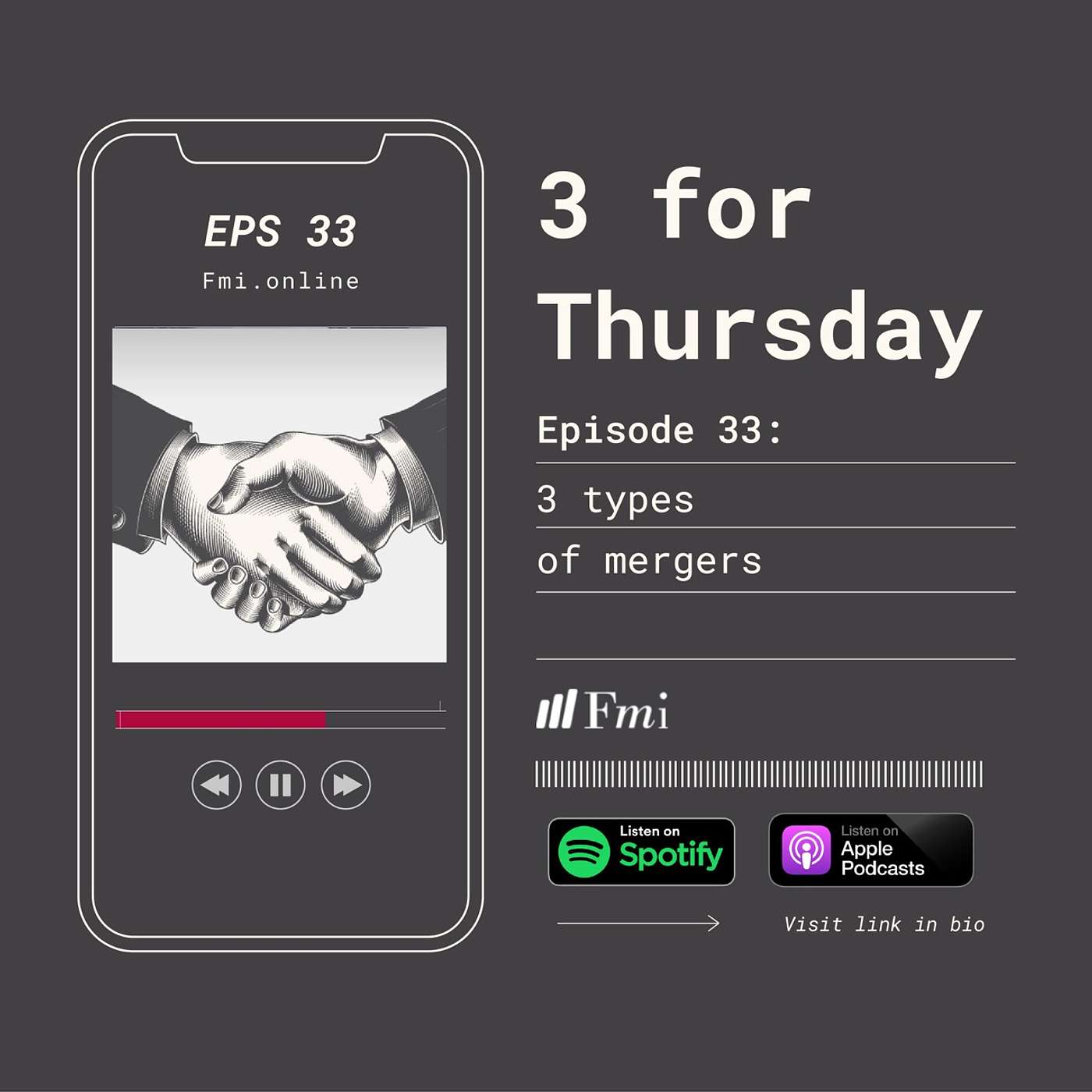 3 types of mergers