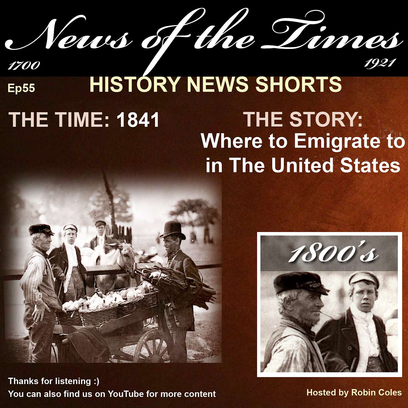 Short 55: 1841 Where to emigrate to in the United States