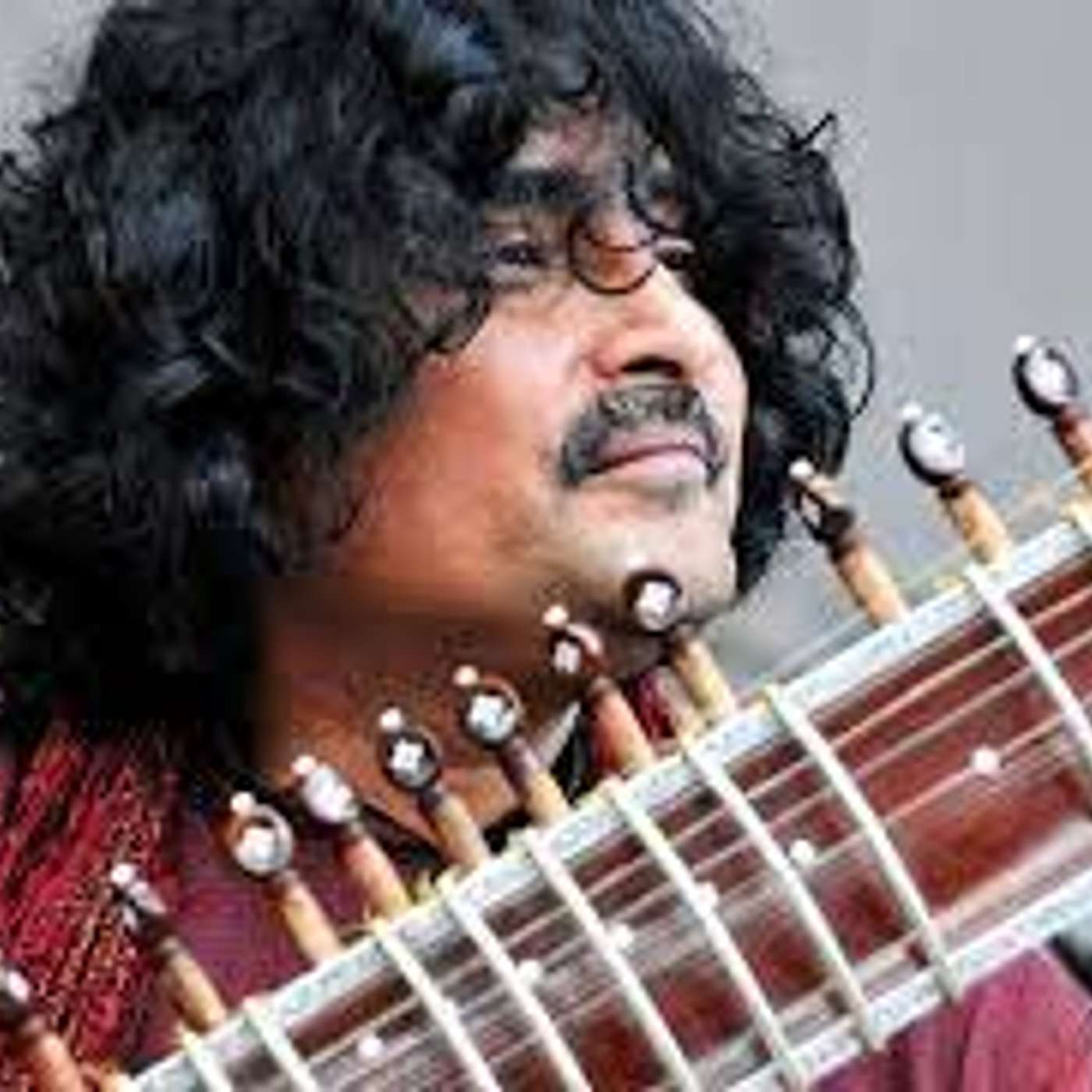 # 29 Indrajit Banerjee, Master Sitar player and Clay Caroon, Sitar student