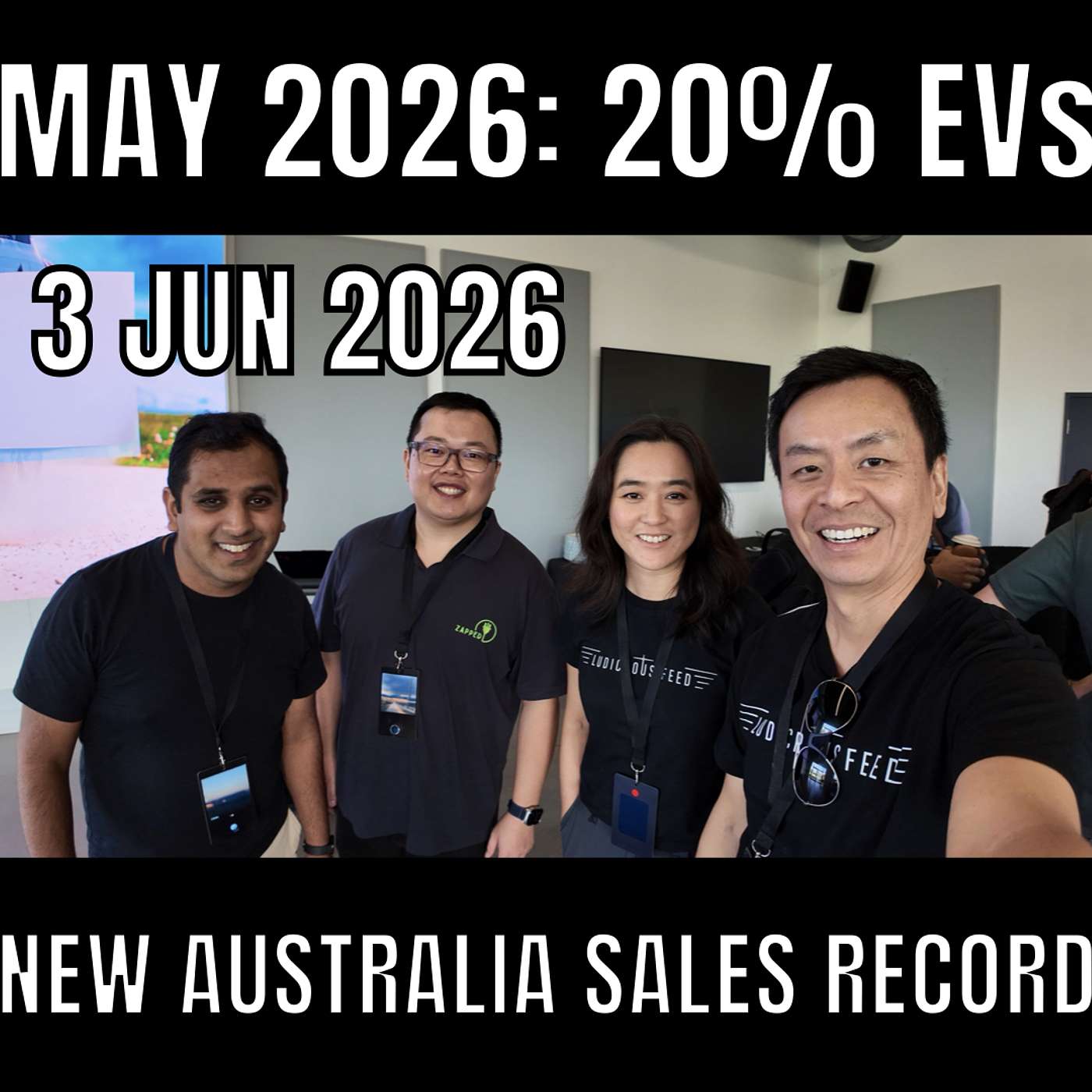 Australia EV Adoption May 2026: Record 20% led by Model Y & Jaecoo J5