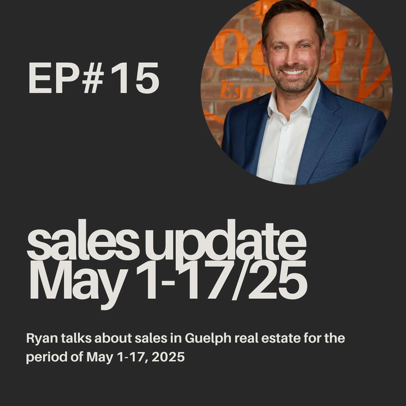 Ep 15: Guelph real estate weekly sales update May 1-17, 2025 episode artwork