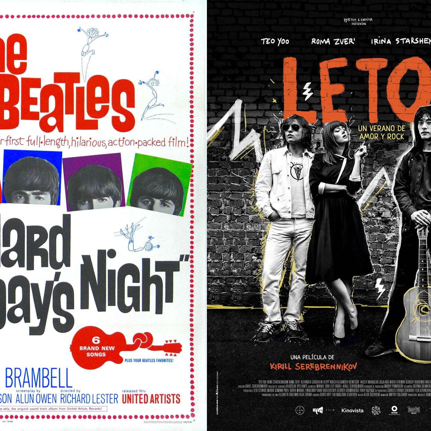 101: A Hard Day's Night (1964) and Summer / Leto (Лето )(2018)