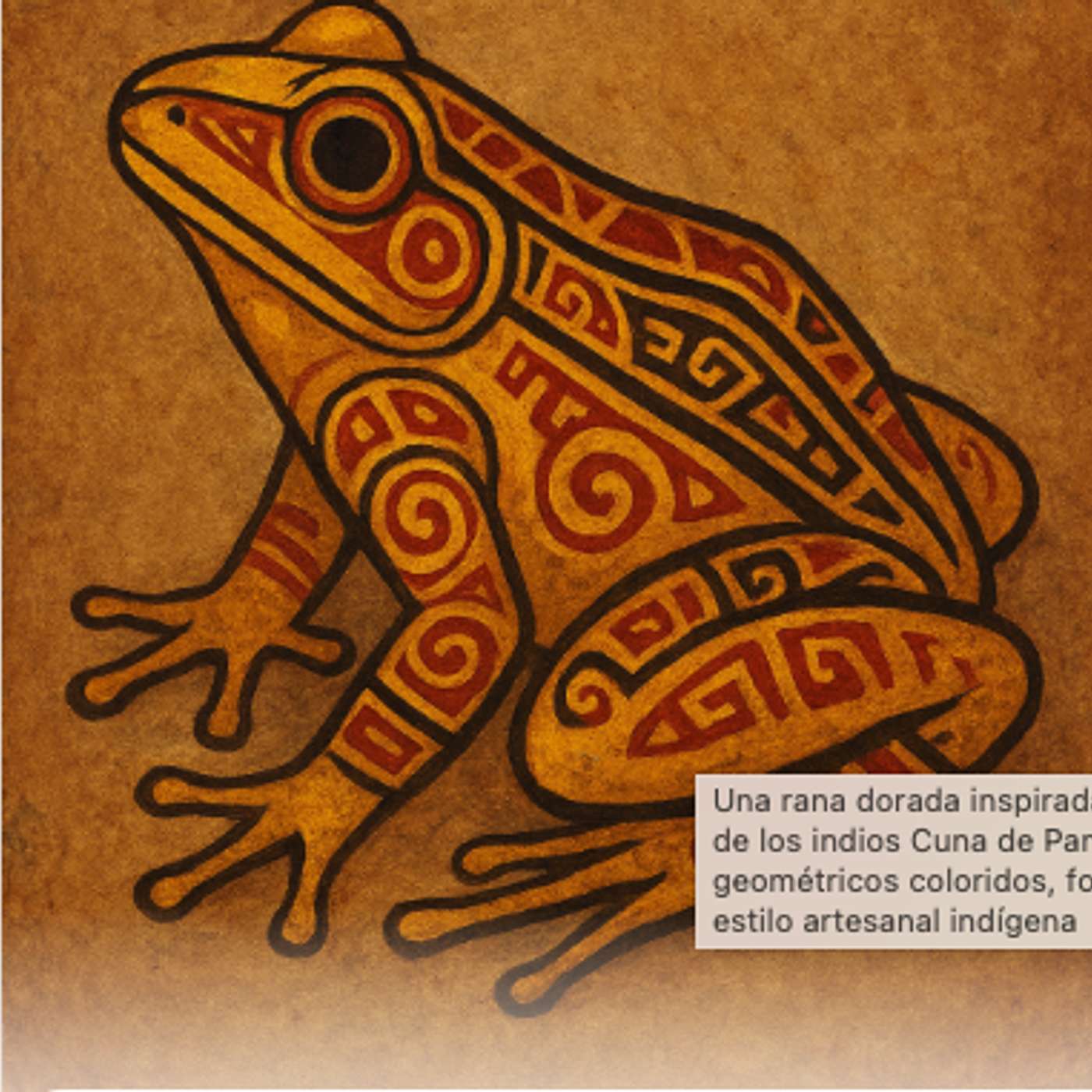 711. La rana dorada (Leyenda Cuna)