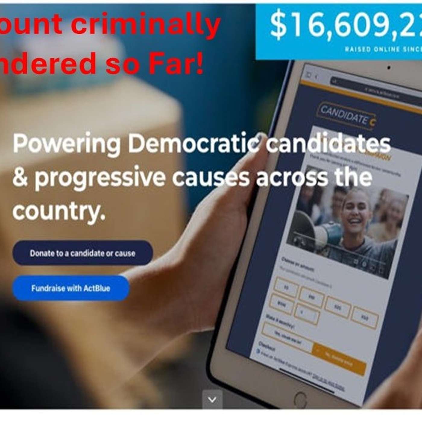 ActBlue: another Democrat money-laundering crime