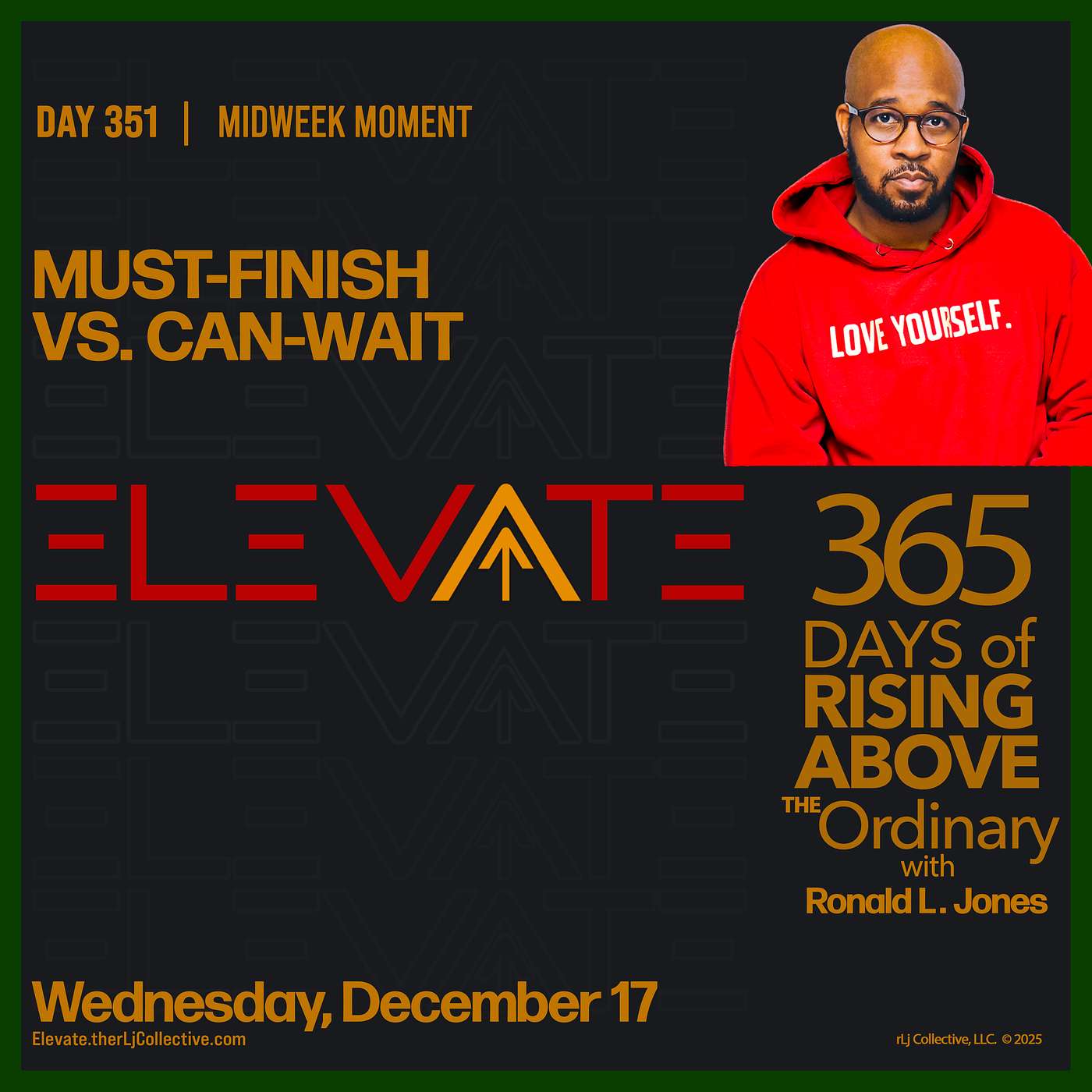 Day 351: Must-Finish vs. Can-Wait