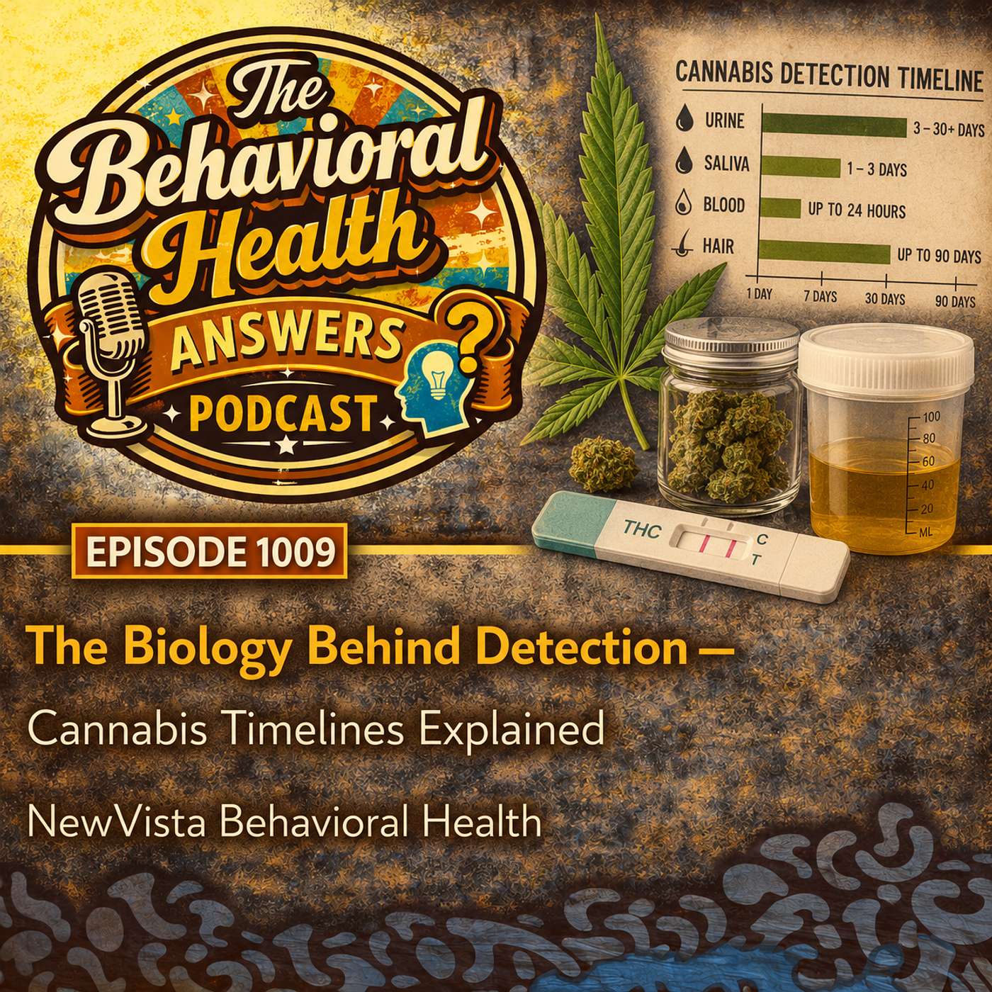 Episode 1009: The Biology Behind Detection - Cannabis Timelines Explained | NewVista Behavioral Health episode artwork